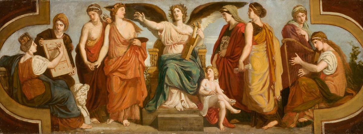 Allegory of poetry and art